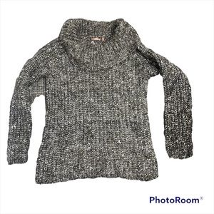 525 America | Alpaca & Wool Sweater oversized chunky knit cowl neck xs